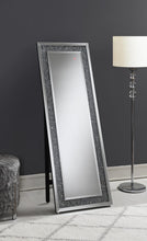 Load image into Gallery viewer, Rectangular Standing Mirror With Led Lighting Silver