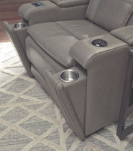 Load image into Gallery viewer, Boerna - Gray - PWR Recliner/ADJ Headrest