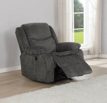 Load image into Gallery viewer, Charcoal - Jennings Upholstered Power Glider Recliner Charcoal