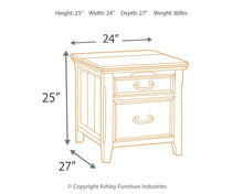 Load image into Gallery viewer, Woodboro - Dark Brown - Media End Table