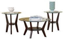 Load image into Gallery viewer, Fantell - Dark Brown - Occasional Table Set (3/CN)