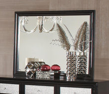 Load image into Gallery viewer, Barzini Bedroom Collection - Barzini Rectangular Mirror Black
