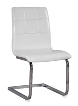 Load image into Gallery viewer, Madanere - Black/Chrome Finish - Dining UPH Side Chair (4/CN)