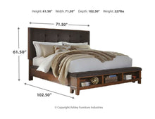 Load image into Gallery viewer, Ralene - Medium Brown - 5 Pc. - Dresser, Mirror, Queen Upholstered Panel Bed