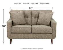 Load image into Gallery viewer, Dahra - Jute - Loveseat