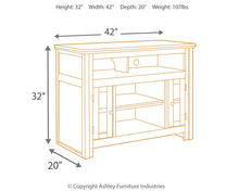 Load image into Gallery viewer, Harpan - Reddish Brown - TV Stand