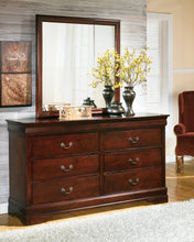 Load image into Gallery viewer, Alisdair - Dark Brown - 6 Pc. - Dresser, Mirror, Chest, Queen Sleigh Bed, Nightstand