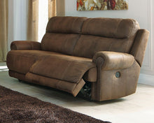 Load image into Gallery viewer, Austere - Brown - 2 Pc. - 2 Seat Reclining Power Sofa, Double Reclining Power Loveseat with Console