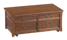 Load image into Gallery viewer, Woodboro - Dark Brown - Lift Top Cocktail Table