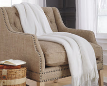 Load image into Gallery viewer, Rozelle - White - Throw (3/CS)