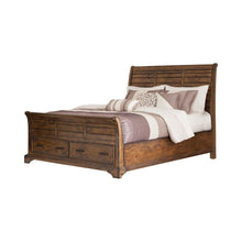 Load image into Gallery viewer, Elk Grove Collection - Elk Grove California King Storage Bed Vintage Bourbon