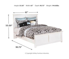 Load image into Gallery viewer, Bostwick Shoals - White - 7 Pc. - Dresser, Mirror, Queen Panel Bed, 2 Nightstands