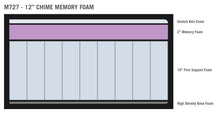 Load image into Gallery viewer, Chime 12 Inch Memory Foam - White - 2 Pc. - Twin Mattress, Foundation