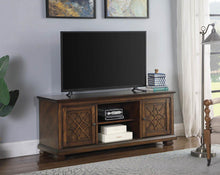 Load image into Gallery viewer, 2-door Tv Console Golden Brown
