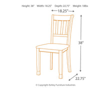 Load image into Gallery viewer, Owingsville - Black/Brown - Dining Room Side Chair (2/CN)