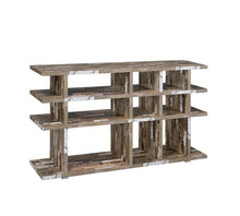 Load image into Gallery viewer, Home Office : Bookcases - 3-tier Open Bookcase Salvaged Cabin