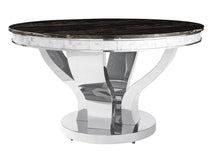 Load image into Gallery viewer, Anchorage Round Dining Table Chrome And Black