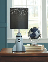 Load image into Gallery viewer, Cale - Gray/Black - Ceramic Table Lamp (1/CN)