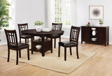 Load image into Gallery viewer, Lavon Collection - Black - Lavon Padded Dining Side Chairs Espresso And Black (Set of 2)