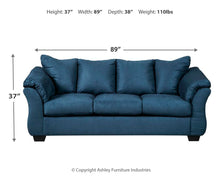 Load image into Gallery viewer, Darcy - Blue - Sofa