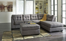 Load image into Gallery viewer, Maier - Charcoal - 3 Pc. - Left Arm Facing Sofa, Right Arm Facing Corner Chaise, Ottoman