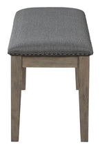 Load image into Gallery viewer, Aldwin - Gray - Upholstered Bench