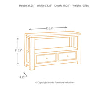 Load image into Gallery viewer, Gavelston - Rubbed Black - Sofa Table