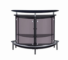 Load image into Gallery viewer, Bar Units: Contemporary - 2-tier Bar Unit Black And Chrome