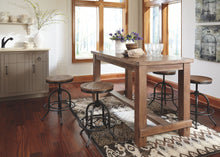 Load image into Gallery viewer, Pinnadel - Light Brown - Swivel Stool (2/CN)
