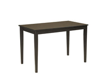 Load image into Gallery viewer, Kimonte - Dark Brown - 5 Pc. - Rectangular Dining Room Table, 2 Ivory Upholstered Side Chairs, 2 Brown Upholstered Side Chairs