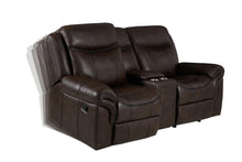 Load image into Gallery viewer, Sawyer Motion Collection - Cocoa - Sawyer Glider Loveseat With Console Cocoa