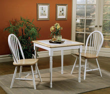 Load image into Gallery viewer, Dinettes: Wood - Windsor Side Chairs Natural Brown And White (Set of 4)