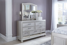 Load image into Gallery viewer, Coralayne - Gray - 4 Pc. - Dresser, Mirror, Queen Upholstered Bed