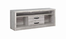 Load image into Gallery viewer, 2-drawer Tv Console Grey Driftwood