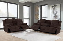 Load image into Gallery viewer, Brown - Waterbury 2-piece Pillow Top Arm Motion Living Room Set Brown