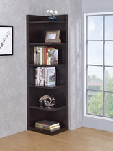 Load image into Gallery viewer, Home Office : Bookcases - 6-tier Corner Bookcase Cappuccino