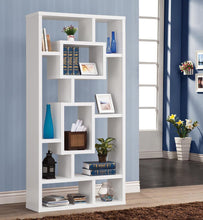 Load image into Gallery viewer, Home Office : Bookcases - 10-shelf Bookcase White