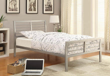 Load image into Gallery viewer, Cooper Metal Bed - Cooper Twin Metal Bed Silver