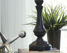 Load image into Gallery viewer, Kian - Black/White - Poly Table Lamp (1/CN)