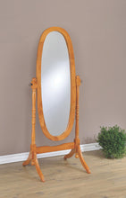 Load image into Gallery viewer, Oval Cheval Mirror Honey
