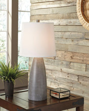 Load image into Gallery viewer, Shavontae - Gray - Poly Table Lamp (2/CN)