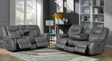 Load image into Gallery viewer, Conrad Motion Collection - Grey - Conrad 2-piece Power Living Room Set Grey
