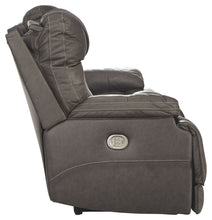 Load image into Gallery viewer, Wurstrow - Smoke - PWR REC Sofa with ADJ Headrest