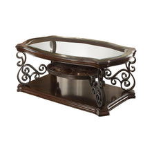 Load image into Gallery viewer, Traditional Occasional Tables - Sir Rawlinson Coffee Table Deep Merlot And Clear