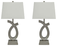Load image into Gallery viewer, Amayeta - Silver Finish - Poly Table Lamp (2/CN)