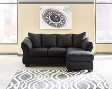 Load image into Gallery viewer, Darcy - Black - 2 Pc. - Sofa Chaise, Airdan Table Set