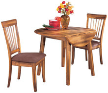 Load image into Gallery viewer, Berringer - Rustic Brown - Round DRM Drop Leaf Table