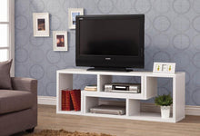 Load image into Gallery viewer, Home Office : Bookcases - Convertible Tv Console And Bookcase White