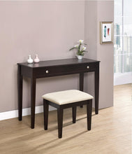 Load image into Gallery viewer, Beige - 2-piece Vanity Set Espresso And Beige