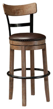 Load image into Gallery viewer, Pinnadel - Light Brown - UPH Swivel Barstool (1/CN)
